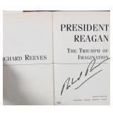 Ronald Reagan Biographer Richard Reeves Signed...