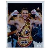 Oscar De La Hoya Signed 8.5x11 Cardstock Photo