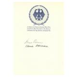 Dr. Hugo & Dornier, Dr. Claude Eckener Signed...