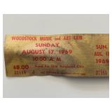 1969 Woodstock ticket