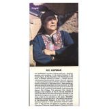 American Indian Artist R.C. Gorman signed photo