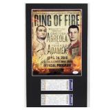 Tomasz Adamek Chris Arreola Signed Matted...