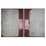 Foghat handwritten item This is a Lonesome...