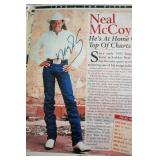 Neal McCoy signed magazine photo