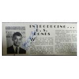 Gary U S Bonds signed document
