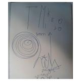 Nina Hagen signed sketch
