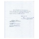 The Hollies signed amendment for Would You Believe