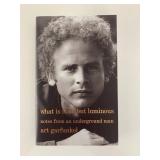 Art Garfunkel signed What Is It All But...