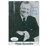 Actor Comedian Harry Secombe Signed Photo