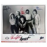 Heart band signed photo