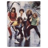 Krokus band signed postcard photo