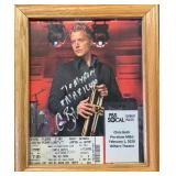 Chris Botti signed photo with ticket and event...