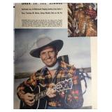 Gene Autry signed magazine photo