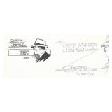 Dick Tracy Creator Chester Gould Signature Cut
