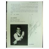 Lou Christie signed book photo