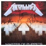 Metallica signed Master Of Puppets album