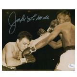 Jake LaMotta Raging Bull Signed 8x10 Boxing...
