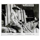John Wayne signed portrait photo