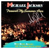 Michael Jackson signed Farewell My Summer Love...