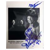 Martha Reeve and the Vandellas signed photo