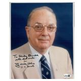 North Carolina Senator Jesse Helms Signed Photo
