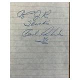 Carl Perkins signed autograph
