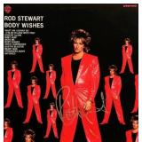 Rod Stewart signed "Body Wishes" album