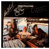 Crosby, Stills, and Nash 1977 signed album