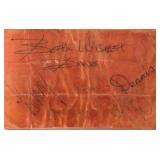 Dave Clark 5 band signed card