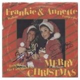 Frankie Avalon and Annette Funicello signed 45...