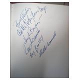 The Delta Rhythm Boys band signed  autograph sheet