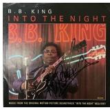 BB King signed Into the Night 45 record sleeve