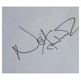 Noel Coward signature slip