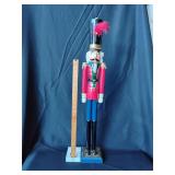 Large decorative wooden nutcracker