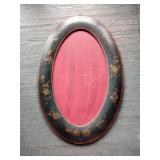 Large oval frame