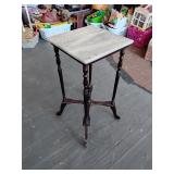 Marble top side table