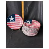 Patriotic plates