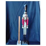 Large decorative wooden nutcracker