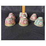 Assorted Chinese tea cups (6)