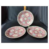 Chinese Mun Shou Porcelain plates (3)