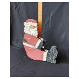 Wooden folk art Santa