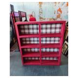 Wooden bookcase