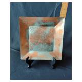 Copper? decorative wall plate