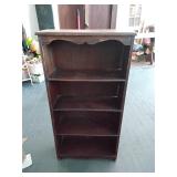 Wooden bookshelf