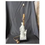 Chinese figural table lamp