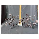 Metal votive candle holders (2)