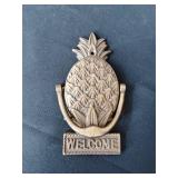 Brass pineapple door knocker