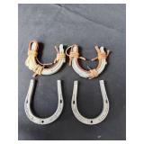 Decorative horseshoes, metal