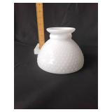 Milk glass lampshade
