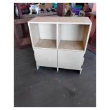 Wooden storage cabinet
